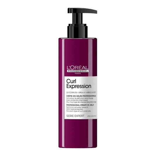 L’Oréal Professionnel, Creme Definidor Gelificado, para qualquer tipo de cachos e ondas, Curl Expression, 250 ml
