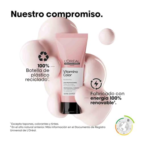 L'Oréal Professionnel, Condicionador Protetor de Cor com Resveratrol para Cabelos Tingidos, Vitamin Color, 200 ml