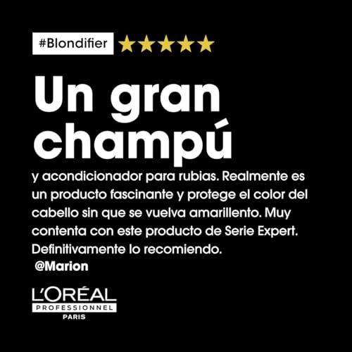 L'Oréal Professionnel, Shampoo Reparador e Iluminador para Cabelos com Mechas ou Loiros, Blondifier Gloss, 300ml