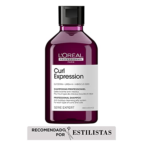 L'Oréal Professionnel, Shampoo Creme de Limpeza Intensamente Hidratante, Sem Sulfato, Para Todos os Tipos de Cachos e Ondas, Curl Expression, SÉRIE EXPERT, 300 ml