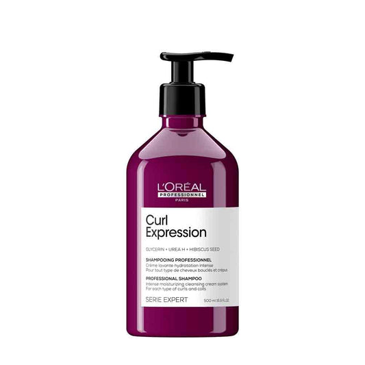 L'Oréal Professionnel, Shampoo Creme de Limpeza Intensamente Hidratante, Sem Sulfato, Para Todos os Tipos de Cachos e Ondas, Curl Expression, SÉRIE EXPERT, 300 ml