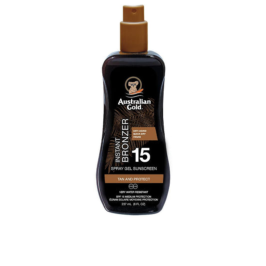 Australian Gold Spray Bronzeador Instantâneo Solar em Gel FPS 15, 100ml