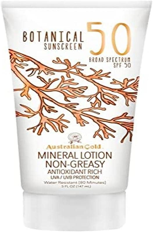 Australian Gold Loção Mineral Botanical FPS 50, Branca, 147 Mililitros
