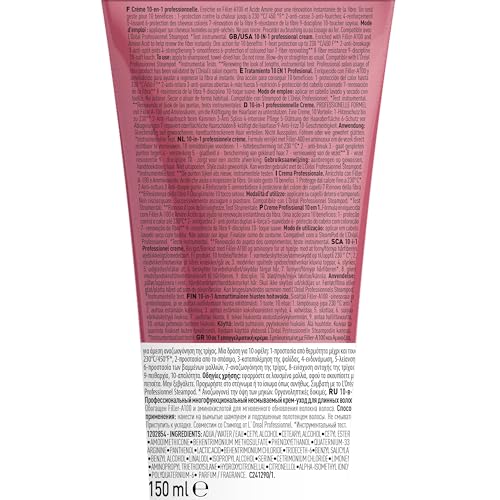 L’Oréal Professionnel, Creme Reparador 10 em 1 para Cabelos Longos com Pontas Finas, Pro Longer, 150 ml