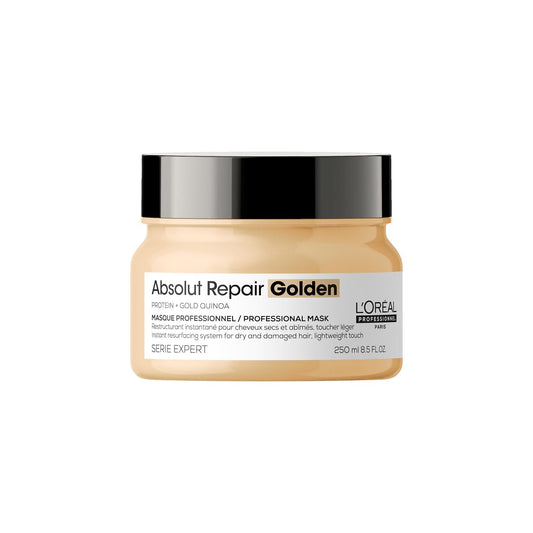 L’Oréal Professionnel, Máscara Dourada Tratamento Reconstrutor para Cabelos Secos e Danificados, Absolut Repair, 250ml