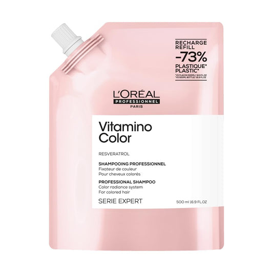 L'Oréal Professionnel, Shampoo Protetor de Cor com Resveratrol, para Cabelos Tingidos, Coloração Vitaminada, Formato Refil 500 ml