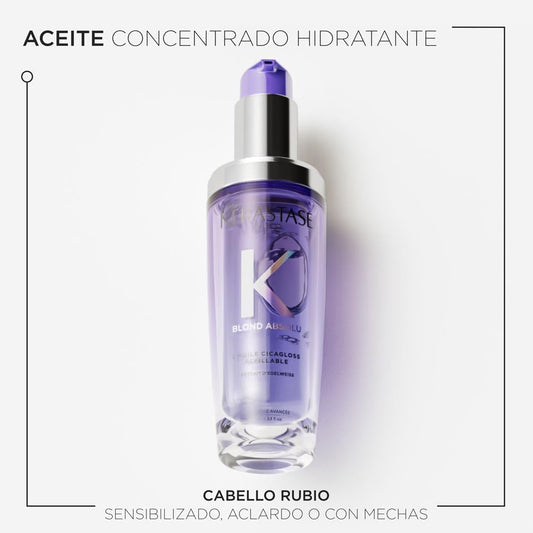 Kérastase Blond Absolu, Óleo capilar reparador sem enxaguar, reconstrutor e protetor térmico