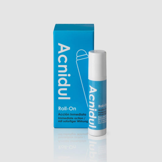 ACNIDUL | Roll-on de ação imediata com ácido glicólico e calêndula | Remova espinhas do seu rosto | 14 ml |