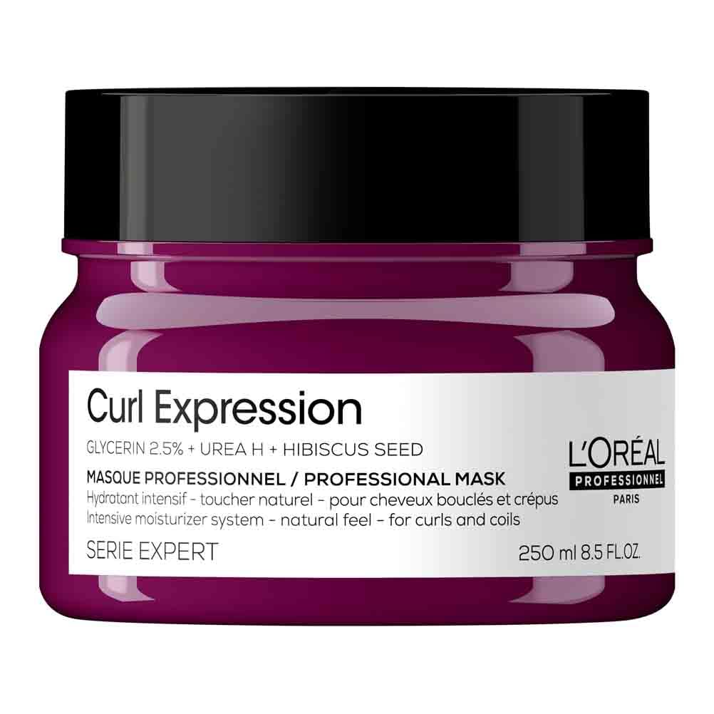 L’Oréal Professionnel, Máscara de Hidratação Intensiva, para qualquer tipo de cachos e ondas, Curl Expression, 250 ml