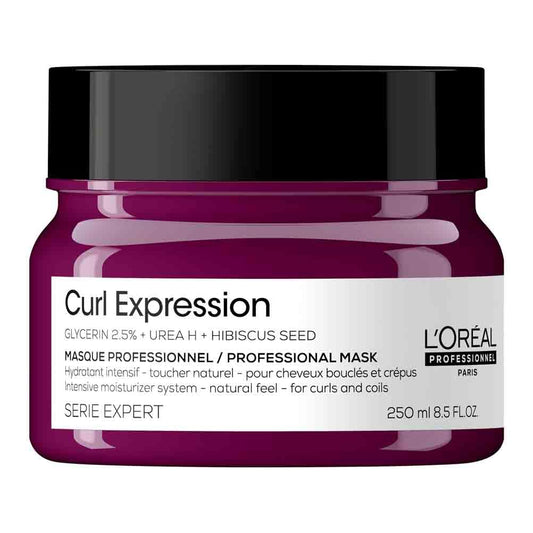 L’Oréal Professionnel, Máscara de Hidratação Intensiva, para qualquer tipo de cachos e ondas, Curl Expression, 250 ml