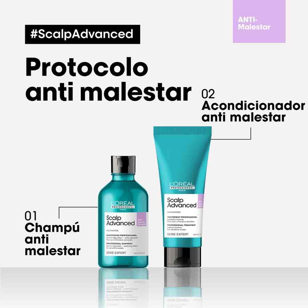 Shampoo L’Oréal Professionnel Enriquecido com Ingredientes Dermatologicamente Ativos para Cabelos Finos e Ralos, Serioxyl Advanced, 500 ml