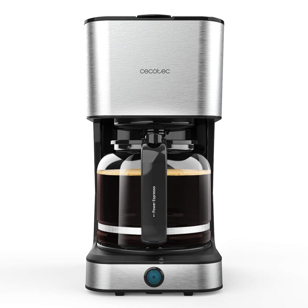 Cafeteira Cecotec 6 xícaras Inox - Design Moderno