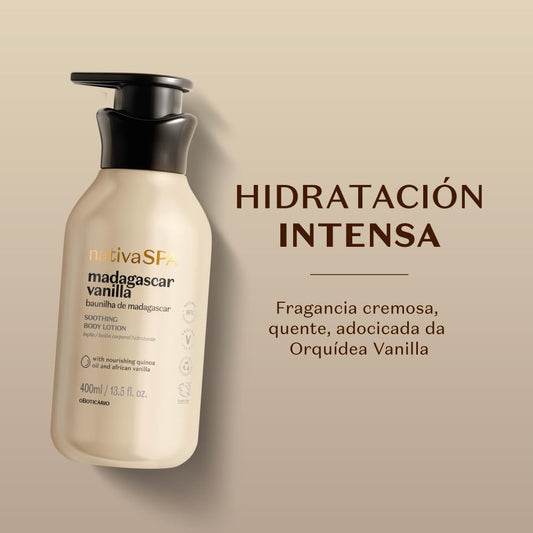 Creme Corporal Hidratante Nativa SPA Baunilha Madagascar