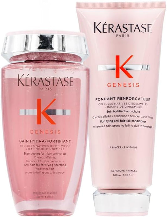 Kérastase Genesis Kit Champo 250ml + Condicionador 200ml Fortificante e Hidratante