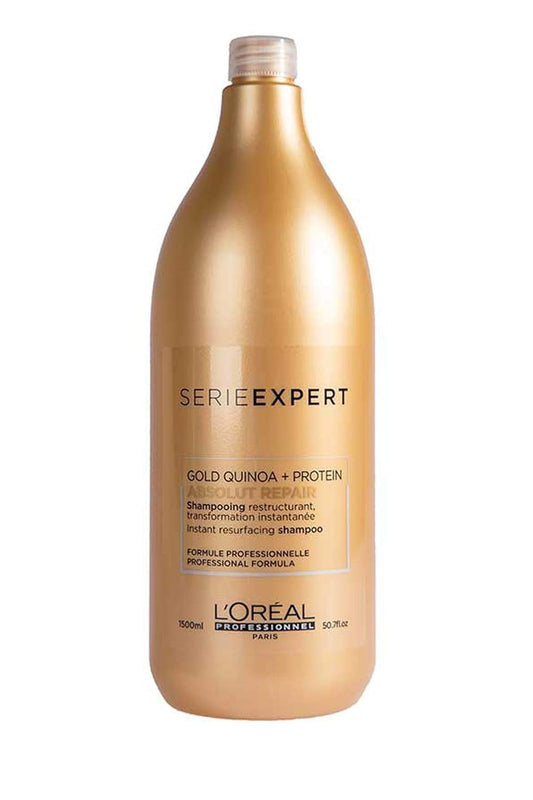 Shampoo L'Oréal Paris Professionnel Série Expert Absolut Repair Gold Quinoa Protein, 1500 ml (o design da embalagem pode variar)