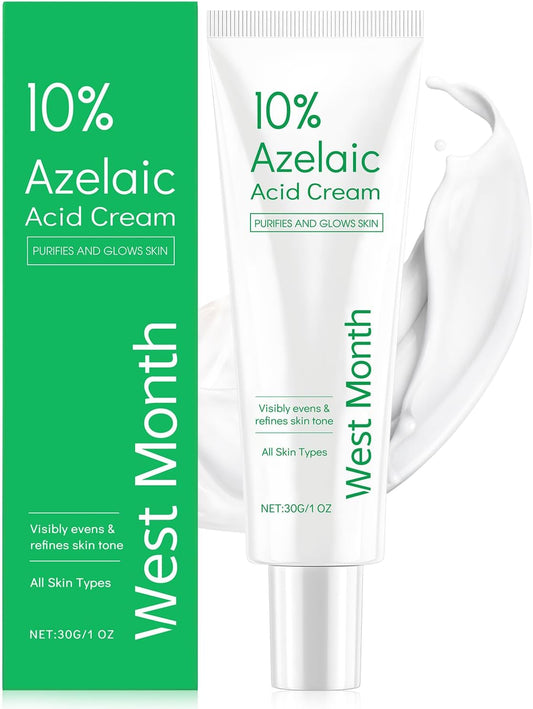 Allony Creme, 10% ácido azelaico 30g, com Niacinamida, Reduz as manchas
