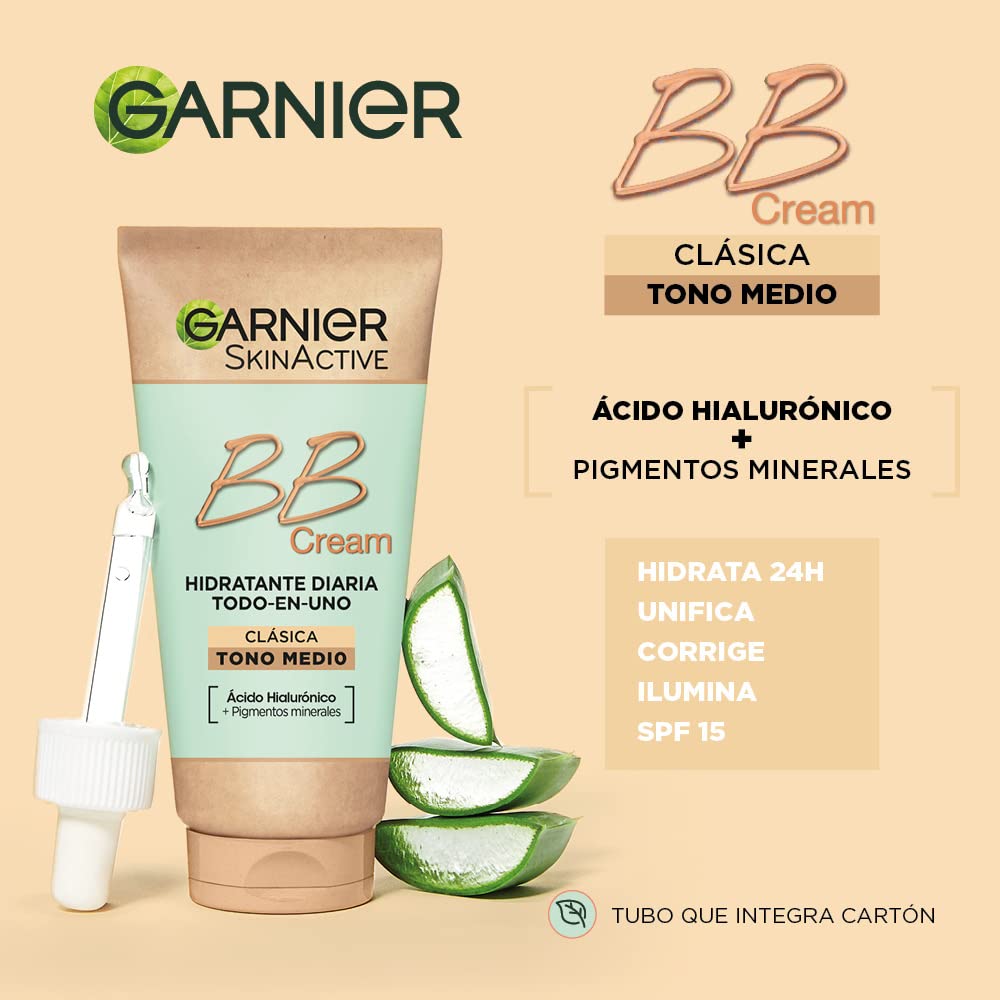 GARNIER Skin Active - BB Cream, Tom claro - 50 ml