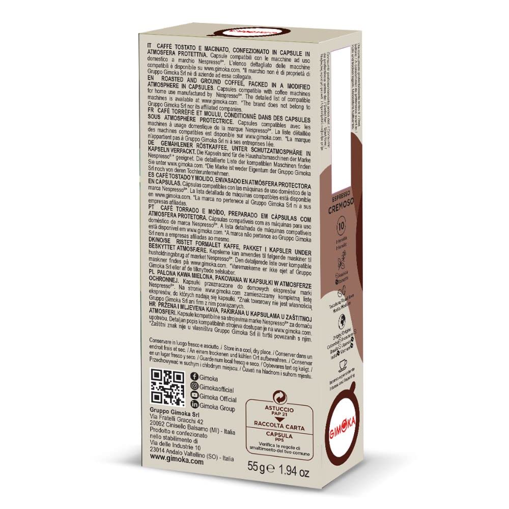 Kit Degustação Café Nespresso Gimoka - Sabores Variados