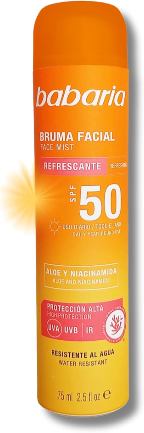 Babaria - Spray Facial Protetor Solar 50