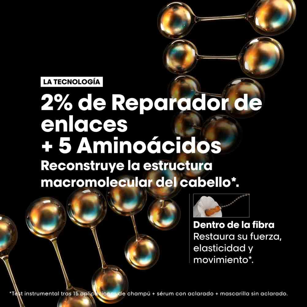 L’Oréal Professionnel, Tratamento Molecular Instantâneo, Sérum com Enxágue para Cabelos Secos e Danificados, Sem Sulfato, Repara Danos e Fortalece os Cabelos, Fórmula Patenteada, Absolut Repair Molecular, 250ml