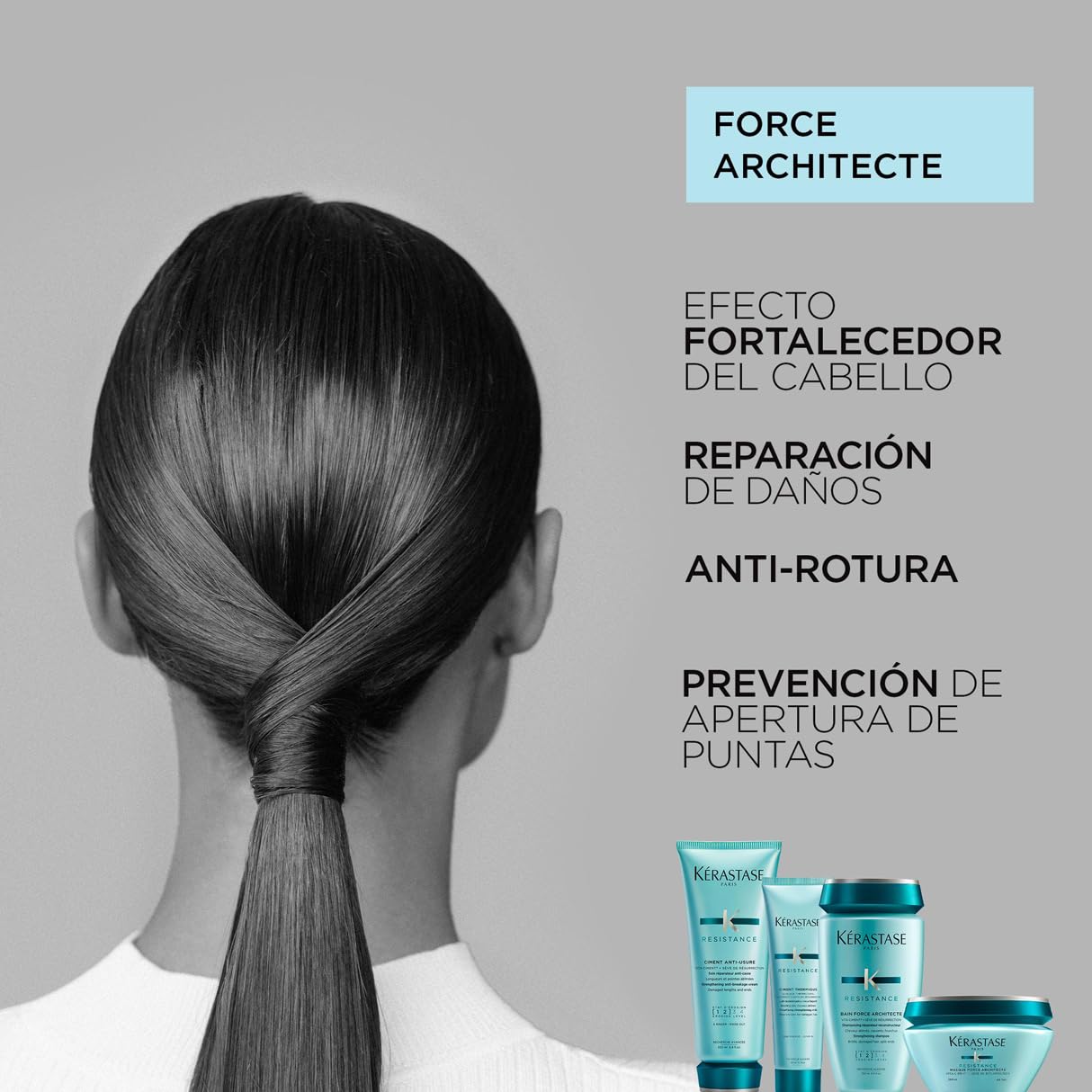 Kérastase Résistance Force Architecte, Rotina para cabelos danificados, Shampoo Reconstituinte e Condicionador Reparador