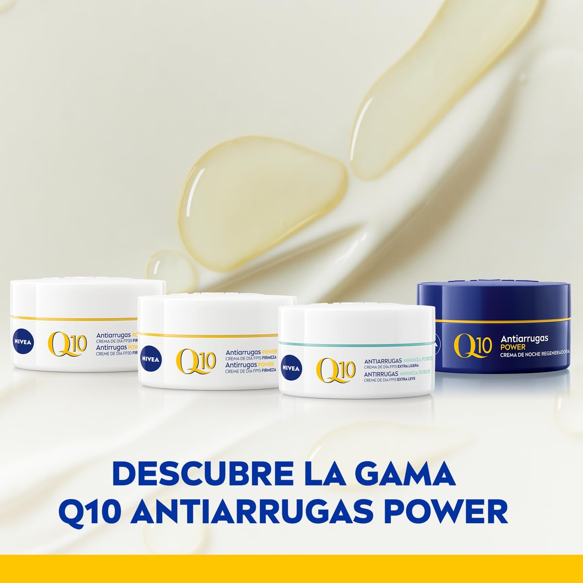 NIVEA Pack Rotina anti-envelhecimento Q10 4 semanas, caixa de presente com creme de dia com FP15 (1 x 50 ml), creme de noite (1 x 50 ml) e soro concentrado (1 x 15 ml)