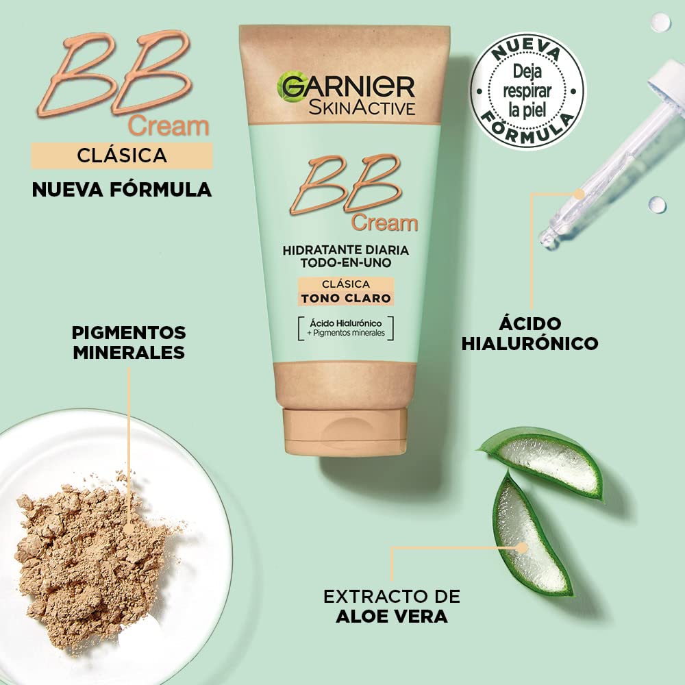 GARNIER Skin Active - BB Cream, Tom claro - 50 ml