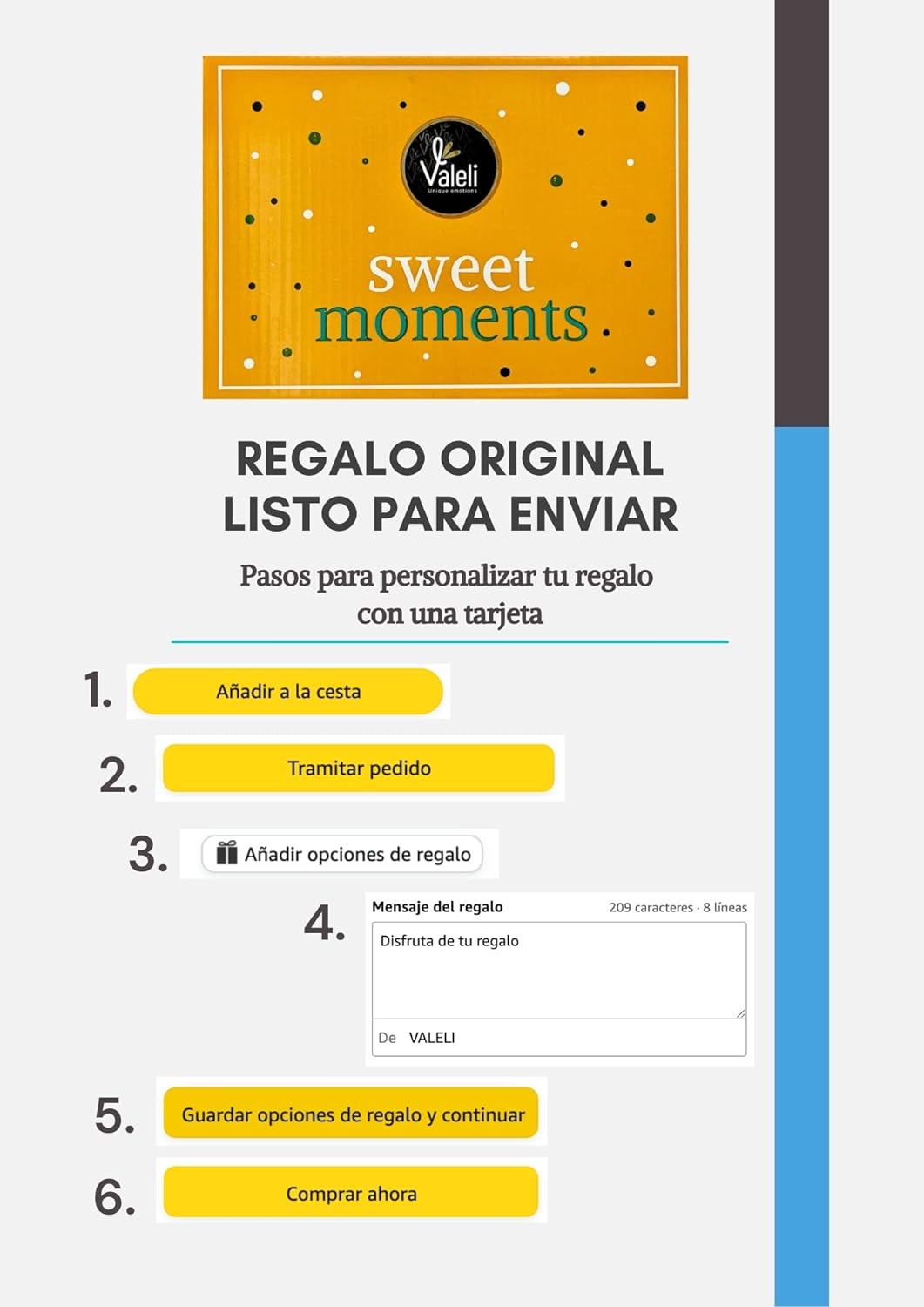 Valeli, Cesta de chocolates, doces e bombons, caixa presente original