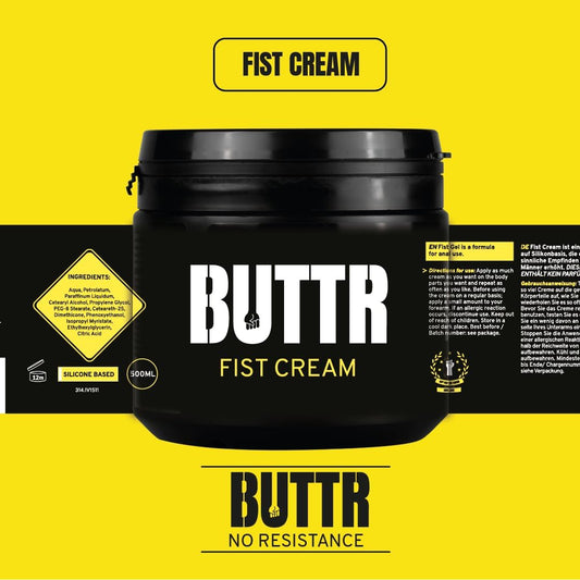 BUTTR Fisting Cream - Lubricante a base de silicone - 500ml