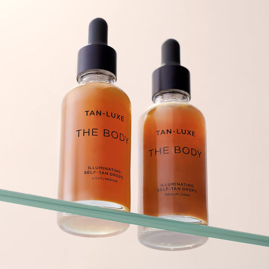Tan Luxe THE BODY gotas autobronzeadoras, ligeiras/medias (50 ml)