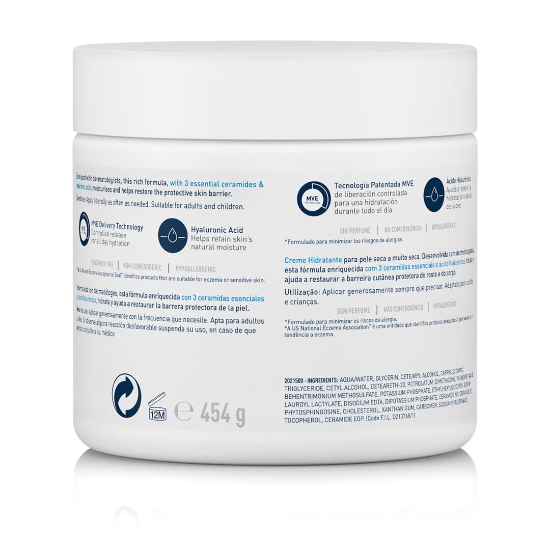 Creme Hidratante CeraVe para Pele Seca