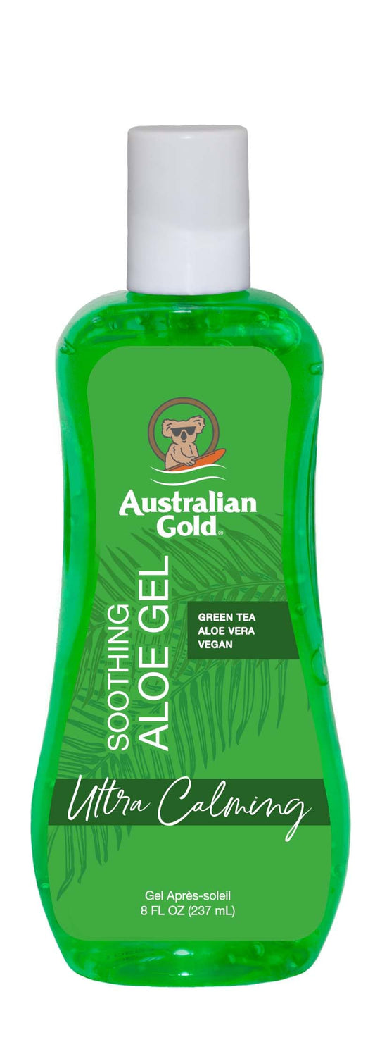 Australian Gold Gel calmante pós-sol de aloe vera, 237 ml