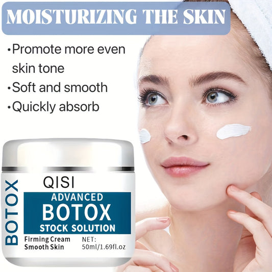 Creme facial com ácido hialurônico 50ml, hidratante com textura suave e de rápida absorção para uma pele mais uniforme