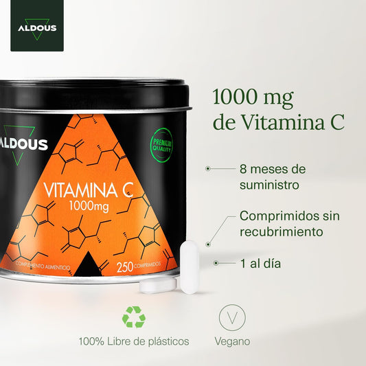 Vitamina C 1000 mg Comprimidos - 250 Unidades