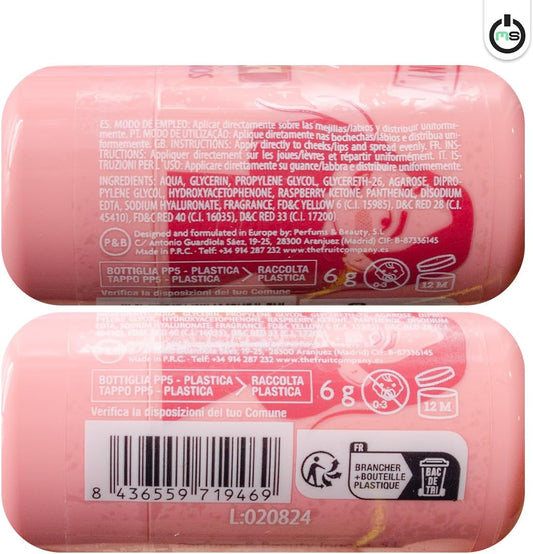 Blush para labios e bochechas pessego - The Fruit Company