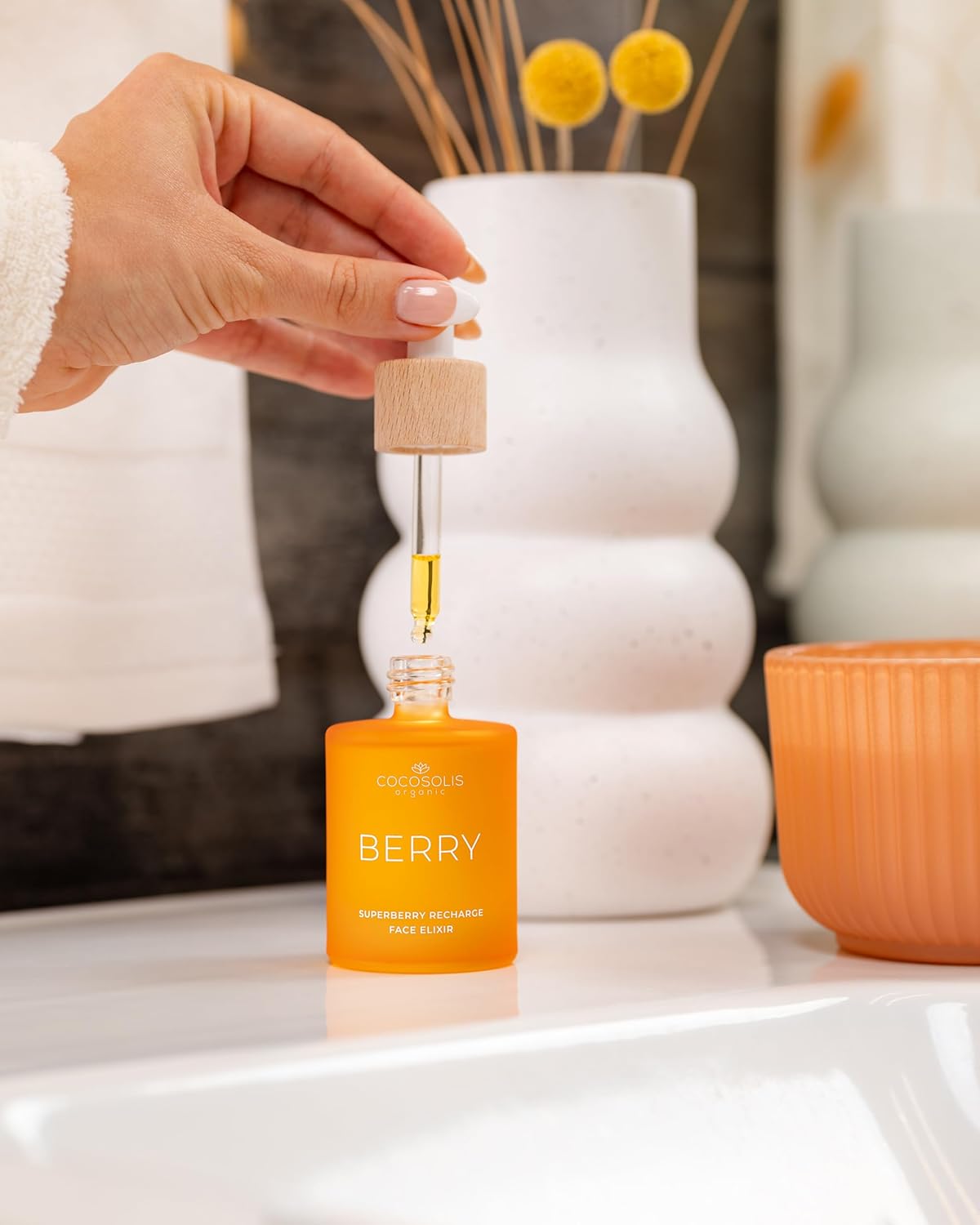 COCOSOLIS BERRY Elixir facial Superberry Recharge com óleos orgânicos