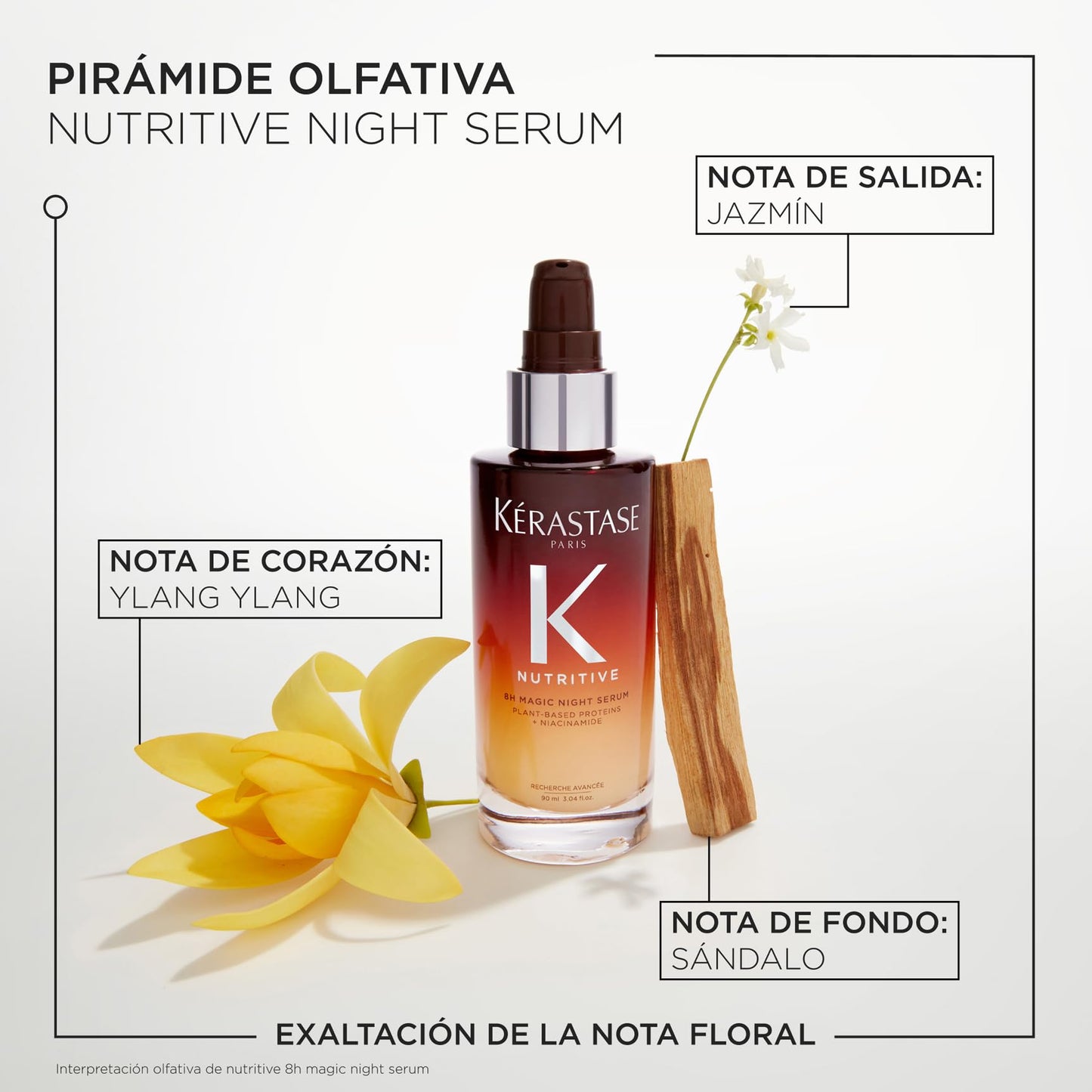 Kérastase Nutritive, Sérum Reparador de Noite, Para Cabelo seco, 90 ml