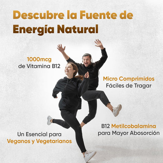 Vitamina B12 Vegan 1000mcg - 450 Comprimidos