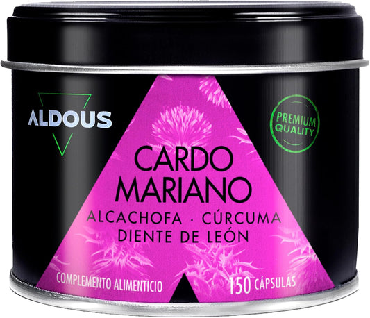 150 Cápsulas Detox - Dose Máxima Depurativa com 80% de Silimarina - Desintoxicação do Fígado, Melhora a Digestão