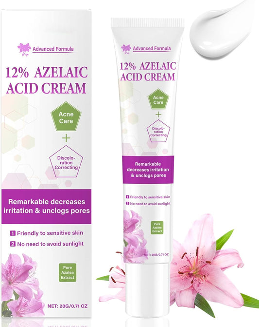 Soro de ácido azelaico 12%, limpa os poros, clareia marcas de acne (20 g)