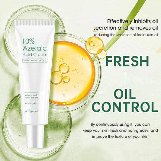 Allony Creme, 10% ácido azelaico 30g, com Niacinamida, Reduz as manchas