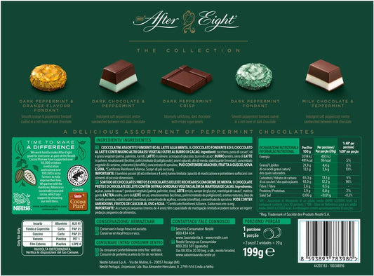 After Eight sortido: Chocolate Mint para Saborear