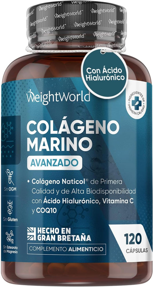 Colágeno Marino Hidrolizado Complex 1200mg - 120 Cápsulas