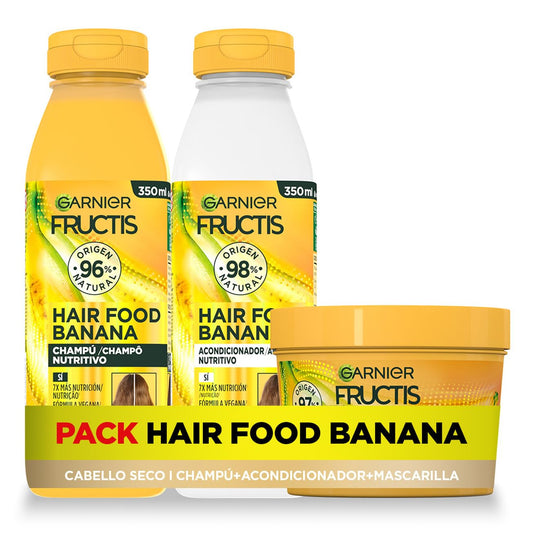 Pack Garnier Fructis Hair Food Banana - Nutrição Completa