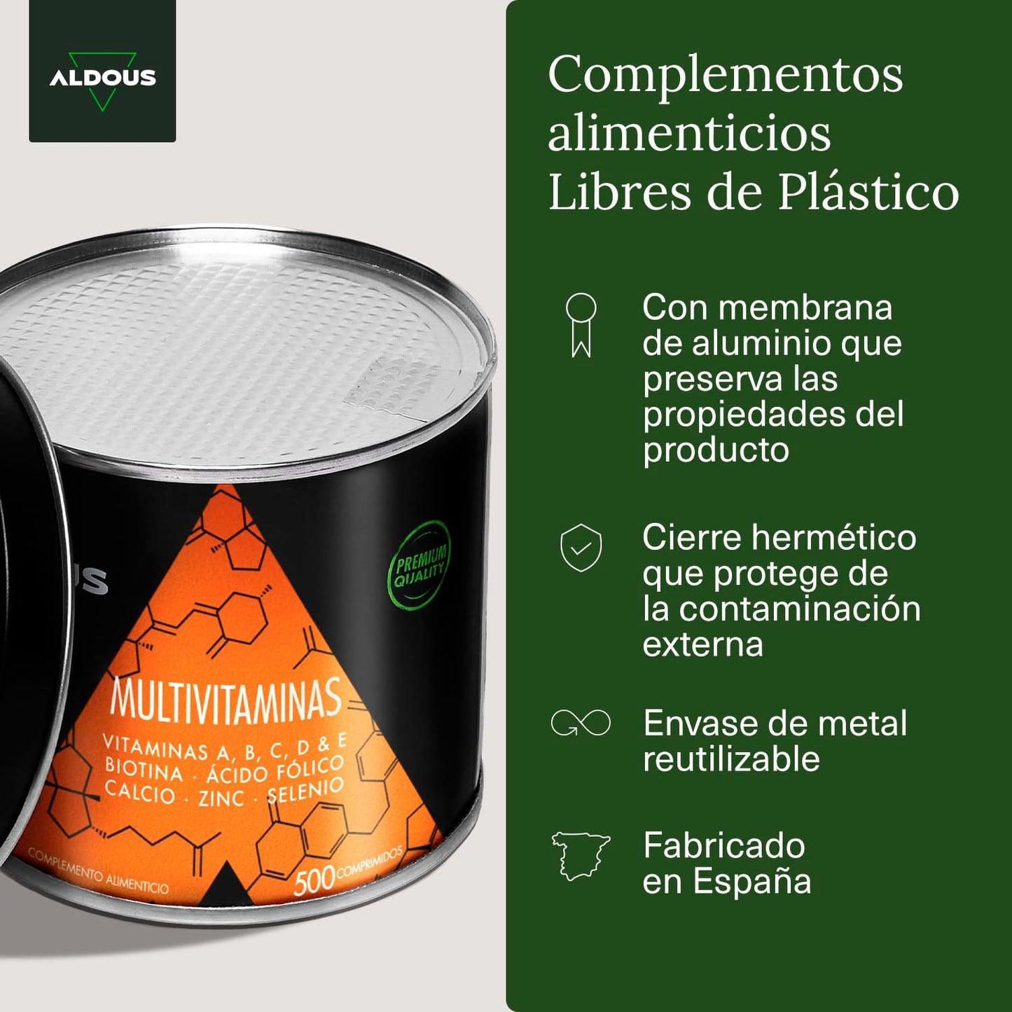 Multivitamínicos para Homens e Mulheres - 500 comprimidos