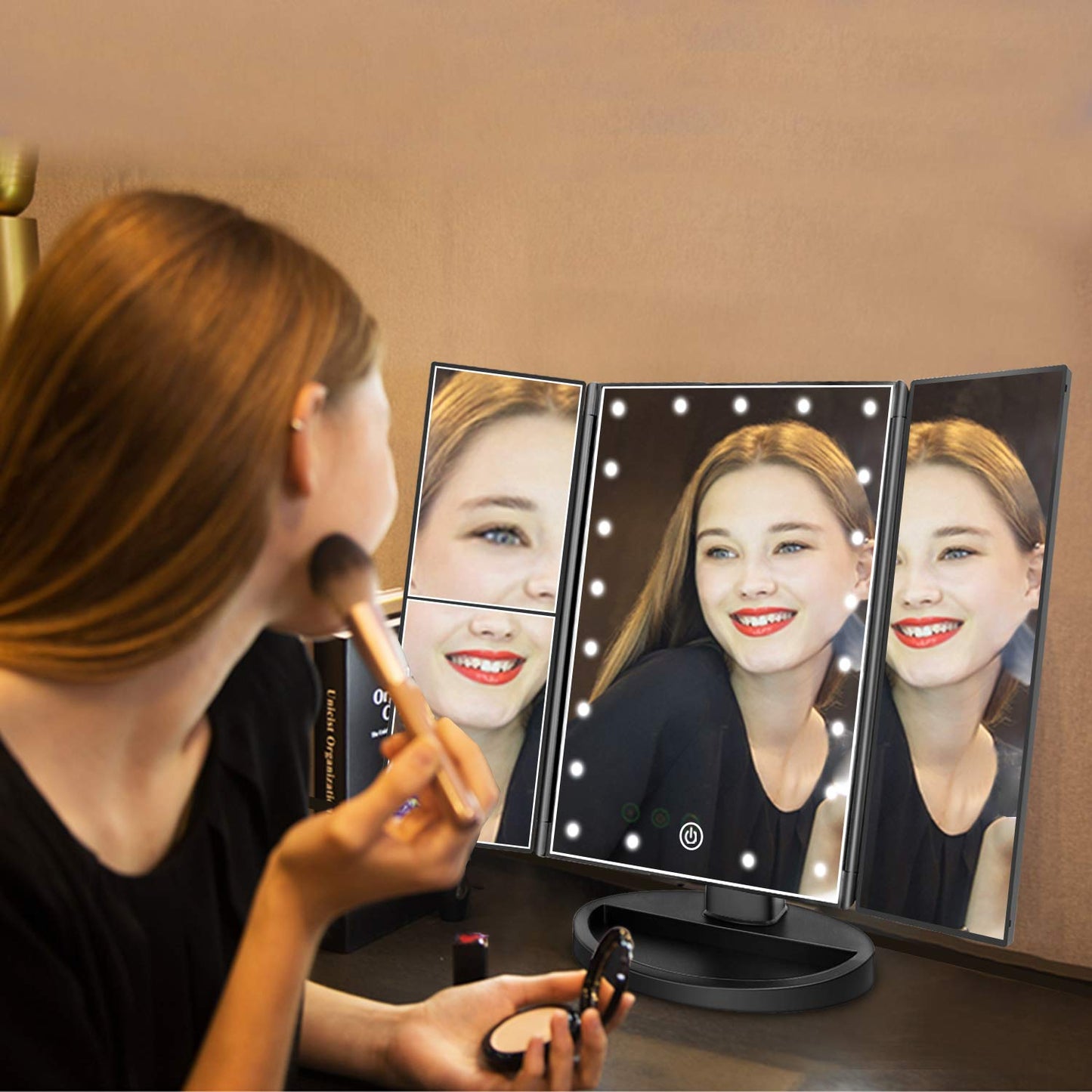 Espelho Iluminado Ampliação 1X 2X 3X – SPOT78 Elegância