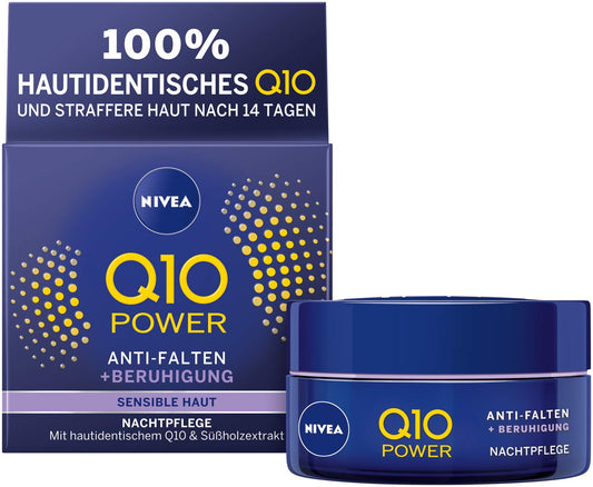 NIVEA Pack Rotina anti-envelhecimento Q10 4 semanas, caixa de presente com creme de dia com FP15 (1 x 50 ml), creme de noite (1 x 50 ml) e soro concentrado (1 x 15 ml)