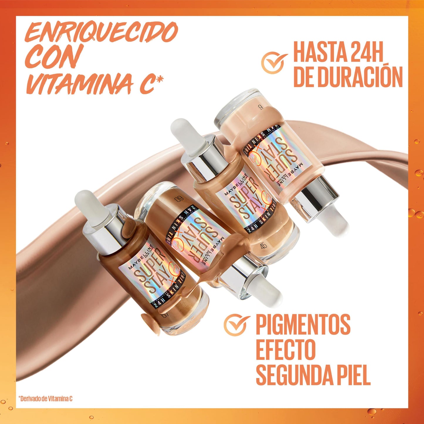 Base Maybelline Superstay 24h Skin Tint - Cobertura Perfeita