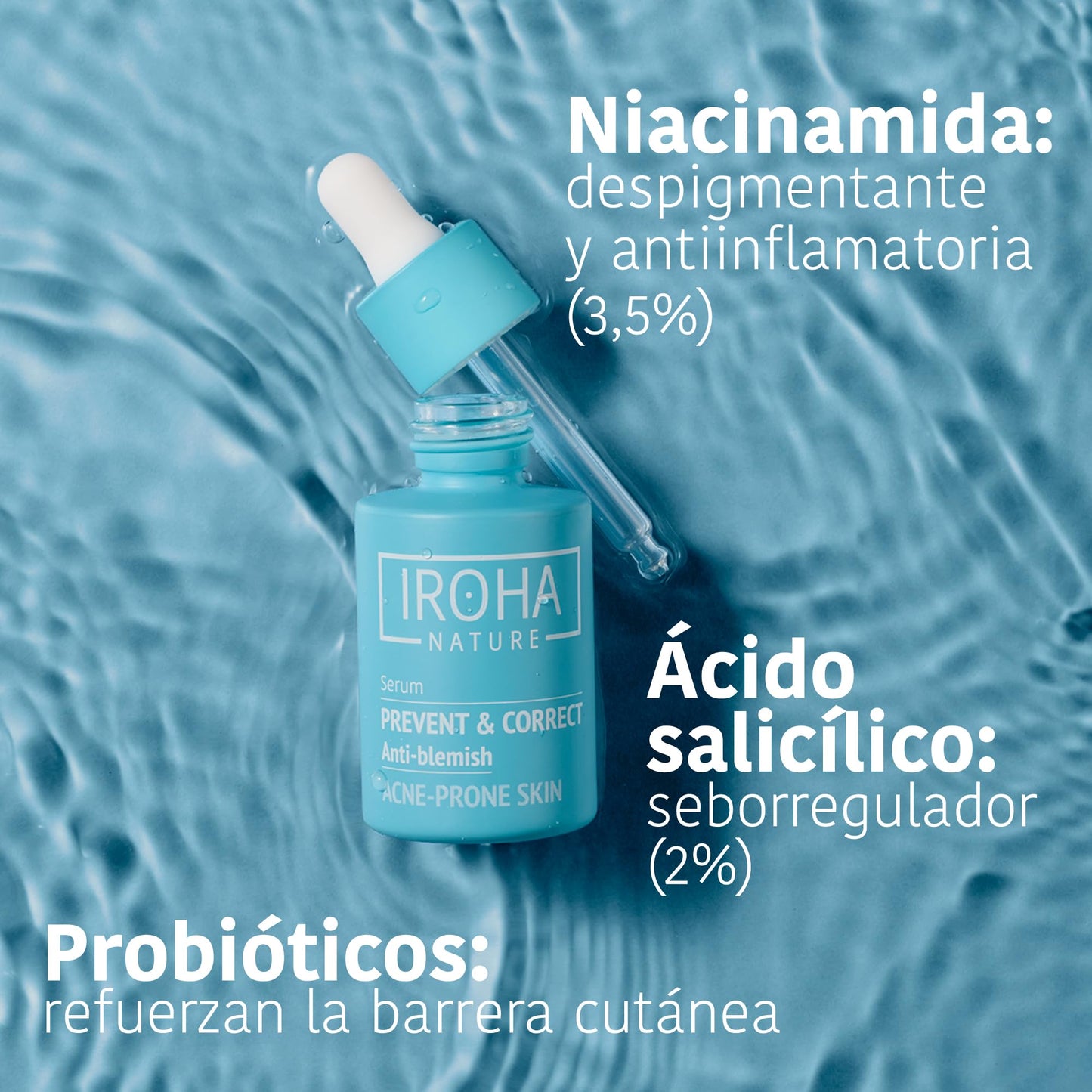 Iroha Nature - Sérum Anti-Imperfeições Ácido Salicílico 2% Niacinamida 3,5%