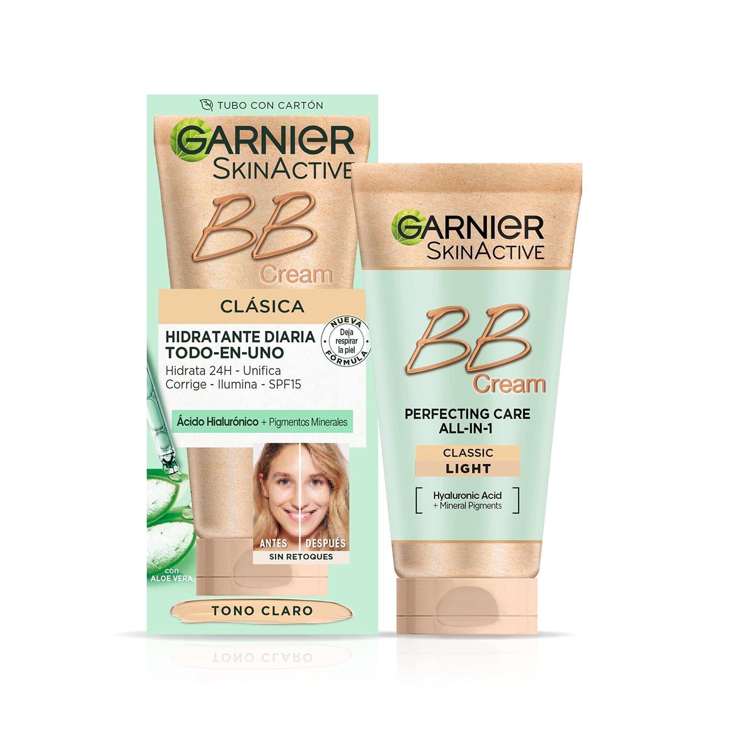 GARNIER Skin Active - BB Cream, Tom claro - 50 ml